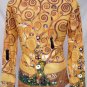 TREE of LIFE Gustav Klimt Long Sleeve Fine Art Print T Shirt Misses XL