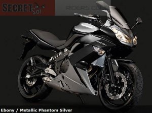 Kawasaki Ninja 650R ER6n New OEM Front Fender Ebony H8 2009 2010 2011