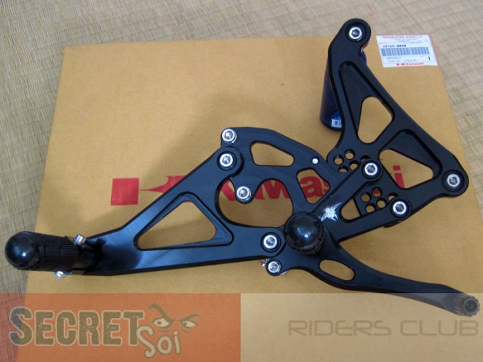 Kawasaki Ninja 650R ER6n RACE REARSETS + Pax Pegs BLACK 09 10 11 Rear Set