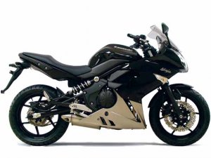 Kawasaki Ninja 650R ER6n ER6f OEM RH Right TAIL FAIRING EBONY Black 36040-0082-H8 2009 2010 2011