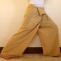 Thai PLUS SIZE Cotton Fisherman Pants XXXL AMBER Stripe