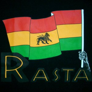 RASTA FLAG New Judah Lion Roots REGGAE T-Shirt M Black