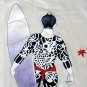 IREZUMI SURFER Japanese RONIN Surf T-Shirt XL Cream