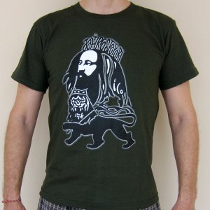 JAH RASTAFARI Roots Rasta REGGAE T-Shirt L Large Dark Green