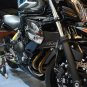 Heavy Duty Aluminum Logo Motorcycle Radiator Guard for Kawasaki ER6n 09 10 11