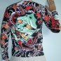 ONI Devil Japan IREZUMI Tattoo LONG Sleeve T Shirt S
