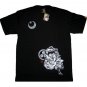 BUSHIDO BATTLE Japanese RONIN Tokyo Yakuza T-Shirt XXL BLACK