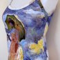 Monet WOMAN with PARASOL Fine Art Print Shirt Singlet TANK TOP Misses S Small