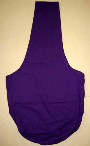 Thai Hippy Trippy Cotton BUDDHA BAG Sling Purse PURPLE