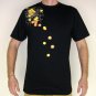 NIPPON Fuji and Flowers RONIN Japan Tokyo Yakuza T-Shirt M Medium Black