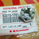 Kawasaki Ninja 250 R 250R OEM Castle Nut 14mm Part Number 92015-1765 2008 2009 2010 2011