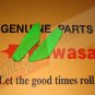Kawasaki Ninja 650R ER6f ER6n Left Right OEM TAIL COVER CAPS LIME GREEN 36040-0085/6-777 2009-2011