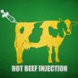 HOT BEEF INJECTION Cotton Punk T-shirt Slim Fit L Green