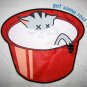 GET SOME REST Sleepy Kitty CISSE T-shirt Slim Fit Asian L Large White