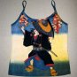 KABUKI New Japanese Ukiyoe Art Print Tank Top Dress M