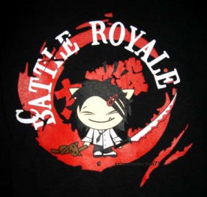 BATTLE ROYALE New T-shirt by CISSE Asian M Black BNWT!
