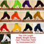 8 Pair Thai Cotton Fisherman Capri SHORT Pants Yoga Trousers FREESIZE Wholesale Lot