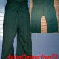 Thai FREESIZE Fisherman Pants Striped Cotton Drill Dark GREEN Yoga Beach Dance Trousers