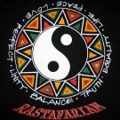 RASTAFARIAN YING YANG Rasta REGGAE T-shirt XL Black NEW