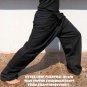 Thai EXTRA LONG Cotton Fisherman Yoga Pants AMBER GOLD Stripe