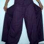 Thai Cotton Drill Wrap Yoga Pants MANGOSTEEN Freesize