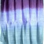 Thai Silk Fabric Scarf Shawl Large Purple Lavendar Blue