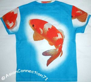 BIG FISH Lucky KOI Beautiful New Short Sleeve T-Shirt Unisex M