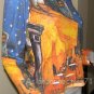 Van Gogh CAFE TERRACE At NIGHT LONG SLEEVE Art Print T Shirt Misses M Medium