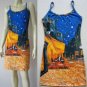 Van Gogh CAFE TERRACE at NIGHT Fine Art Print TANK TOP Shirt Singlet Misses S Small