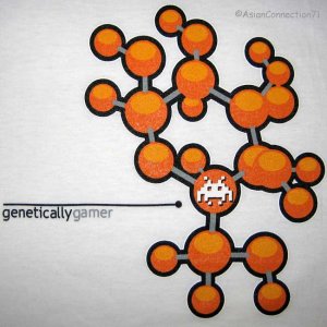 GENETICALLY GAMER CISSE T-Shirt Slim Fit Asian XXL 2XL White Sale