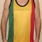 Roots Rasta Reggae Mesh TANK TOP Shirt Mens M Medium