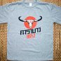 Thai CARABAO DAENG Red Buffalo New Thai T-shirt XL Blue