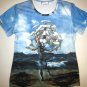 THE SHIP Salvador DALI Long Sleeve Fine Art Print T Shirt Men's Size L Large