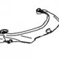 Kawasaki Ninja 250R EX250 OEM 36040-0063-6Z COVER-TAIL,CNT,F.BLACK 2008-2012