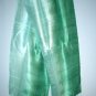 Thai Silk Fabric Textile Scarf Shawl Green and Mint Direct from Thailand 2-12