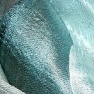 Thai Silk Fabric Scarf Shawl Variegated Silver Pearl White 1-2