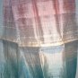 Thai Silk Fabric Scarf Shawl Pale Multicolor Variegated Pastels New! 2-20