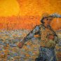 Van Gogh SEMINATORE COL SOLE Fine Art Print T Shirt MEN'S XL