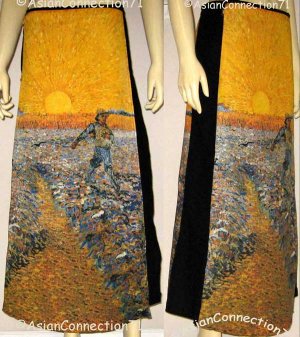 Van Gogh SEMINATORE New Freesize Cotton Wrap  Art Skirt