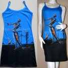 BURNING GIRAFFE Fine Art Print Salvador Dali Dress Misses Size S Small 4-6