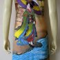 UTAMARO Geisha UKIYOE Japanese Art Print Dress Misses Size M 8-10