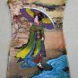 UTAMARO Geisha UKIYOE Japanese Art Print Dress Misses Size L 12-14