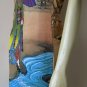 UTAMARO Geisha UKIYOE Japanese Art Print Dress Misses Size L 12-14