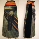 THE SCREAM Edvard Munch Freesize Fine Art Print Long Cotton Wrap Art Skirt