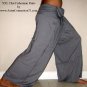 Thai PLUS SIZE XXL Rayon FISHERMAN Pants Yoga Beach Dance Trousers BLACK