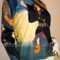 KABUKI Japanese Ukiyoe Japan Art Print LONG Sleeve T Shirt Misses Size L