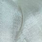 Thai Hand Craft Raw Silk Fabric Scarf Shawl Natural Cream White LARGE