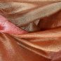 Thai LARGE New Hand Crafted Raw Silk Fabric Scarf Shawl Variegated Golden Earth Tones