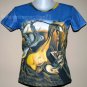 DADDY LONGLEGS Salvador Dali HOPE Fine Art Print Short Sleeve T Shirt Misses Size L