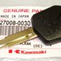 Kawasaki New OEM KEY LOCK BLANK Genuine Part Number 27008-0030 Fits Many Years, Many Models